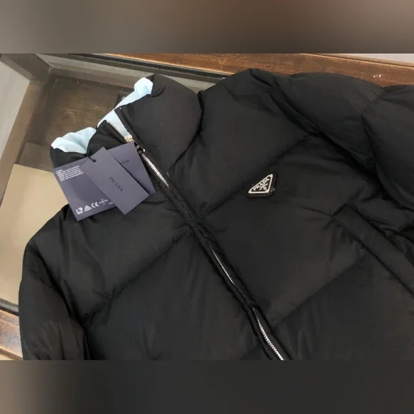 Prada Re-Nylon cropped down jacket - Picture 3 of 8